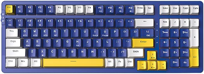 Blue combo brown switch ice blue backlight