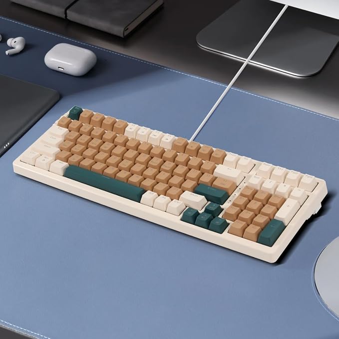 Brown combo blue switch