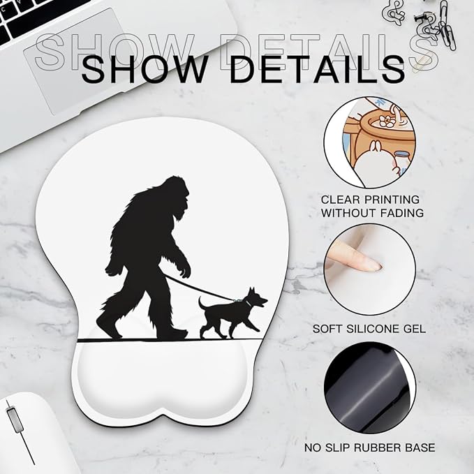 Bigfoot Walking Dog Sasquatch 0