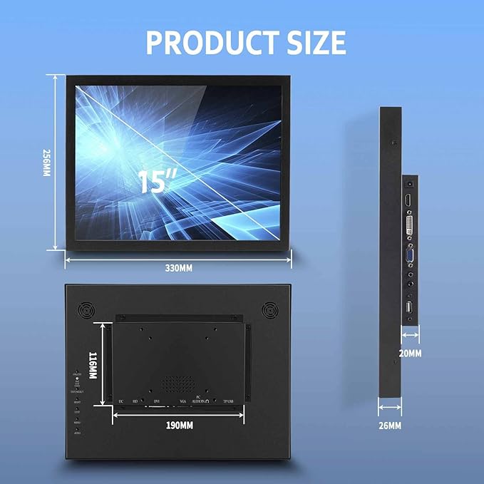 15'' 1024x768 Touchscreen