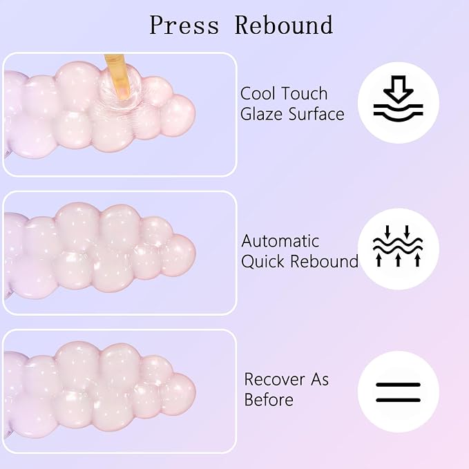 3pcs Gel Blue Pink