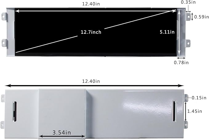 12.7'' LCD for D41 PC Case