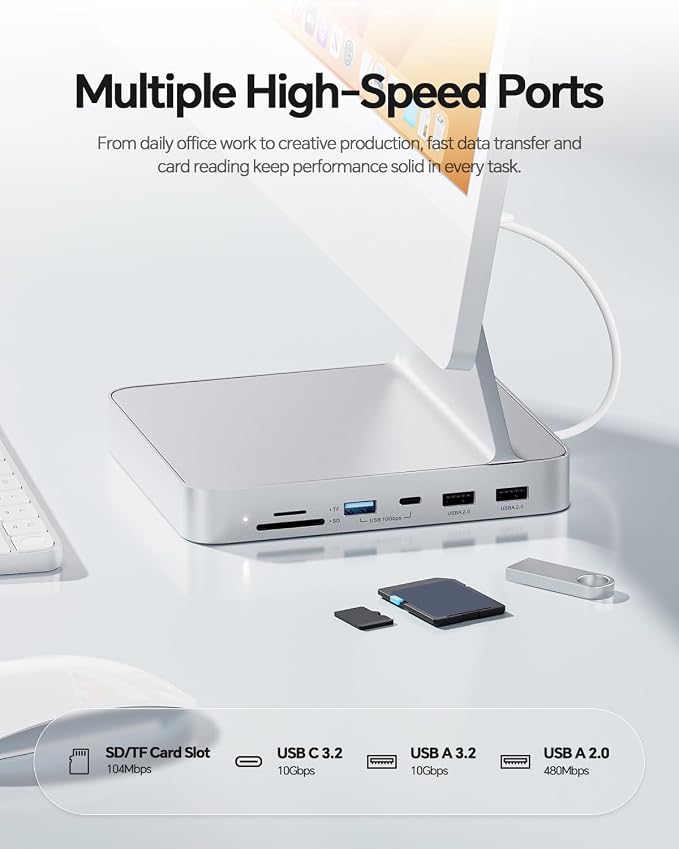 imac usb c hub-sliver