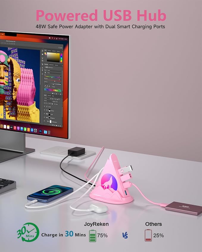 Pink with base