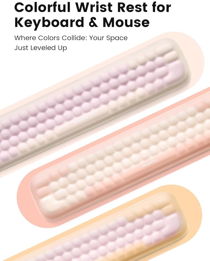 Pastel Pink and Cream White