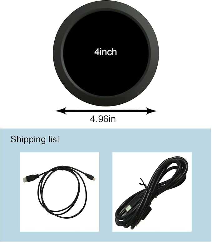 4'' Black