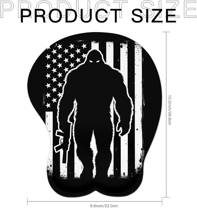 America Flag Gorilla Sasquatch 0