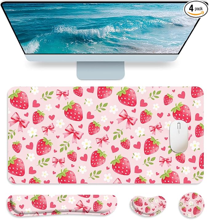 Pink Strawberry Pattern