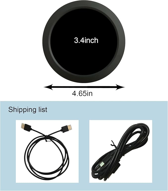3.4'' Black