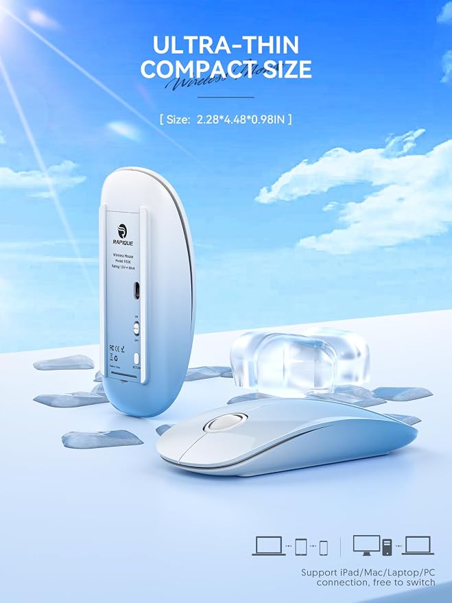 Gradient sky blue