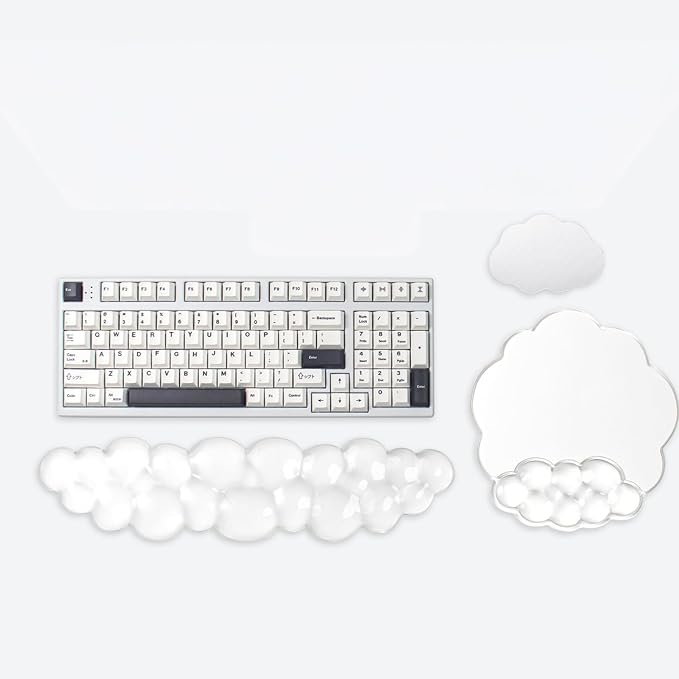 3 Pcs White