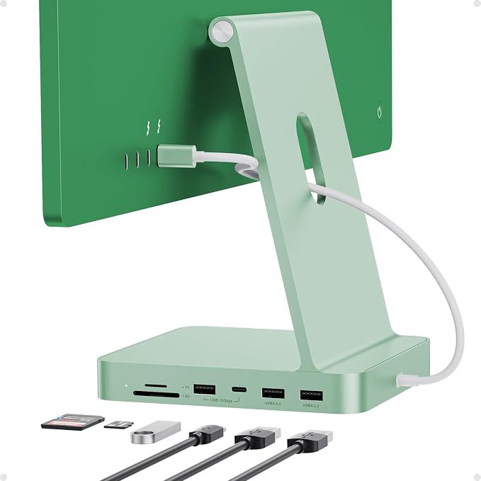 imac usb c hub-green