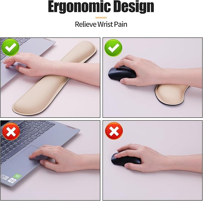 Beige-wrist Rest
