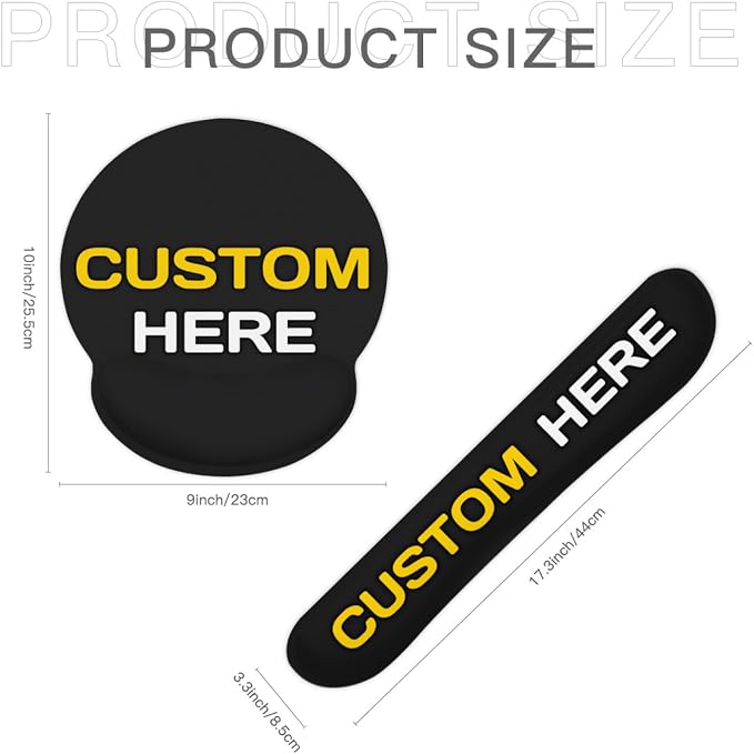 Wrist Support Mouse Pad + Keyboard Pad