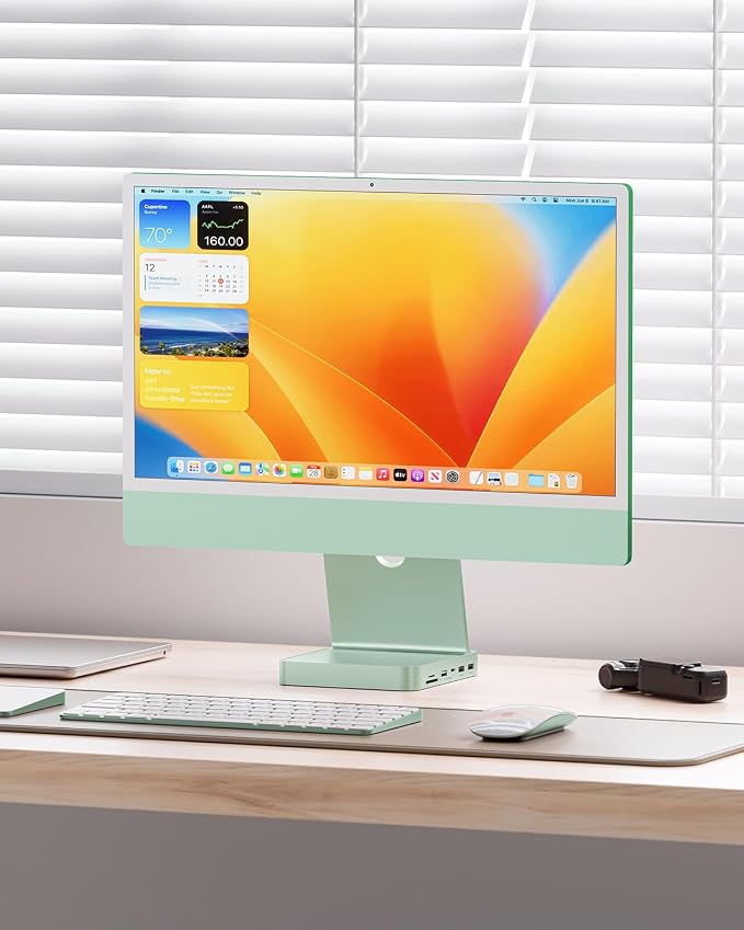 imac usb c hub-green