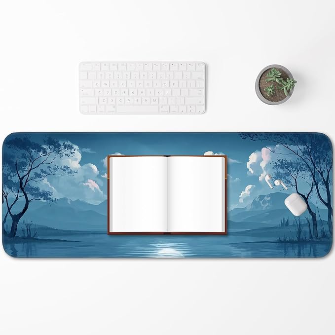 Ocean and moon
