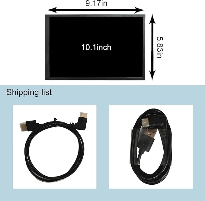 10.1'' LCD Black