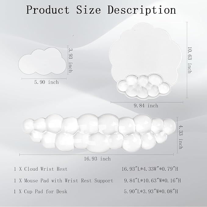 3pcs Gel White