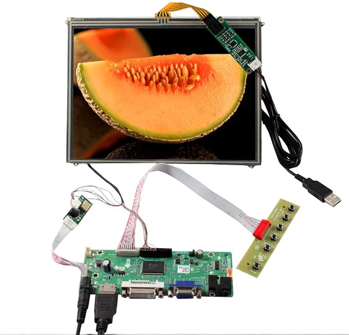 9.7'' Touchscreen + DVI/VGA Board