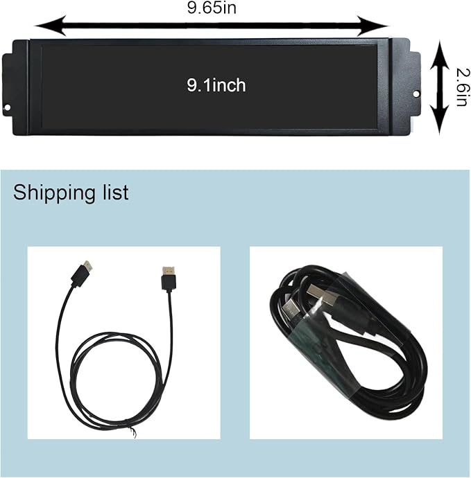 9.1'' Black for D32 PC Case