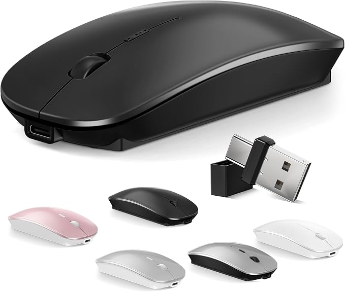 2.Bluetooth Wireless Mouse (Black)