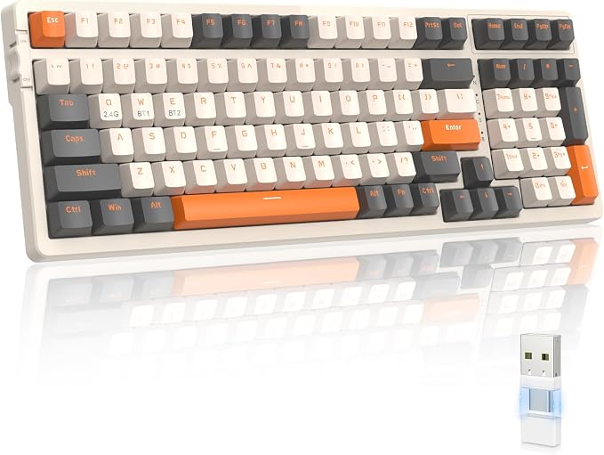 Off-white & Orange/Red Switch