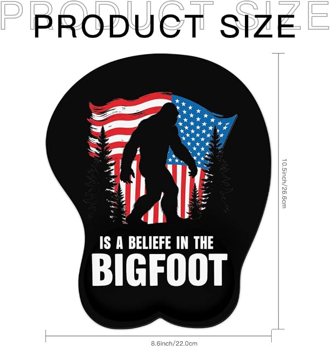 Believe in the Bigfoot America Flag Sasquatch 0