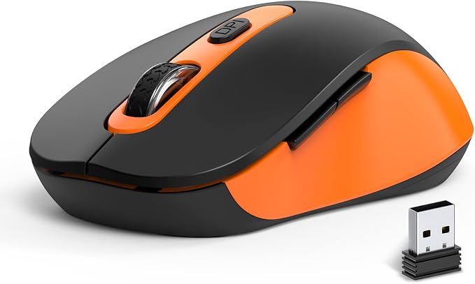 AT258-Orange & Black