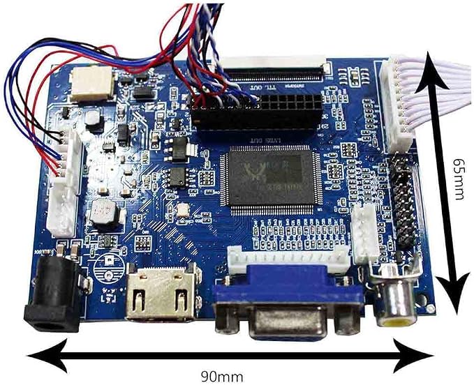 For 1024x600 LVDS LCD Screen