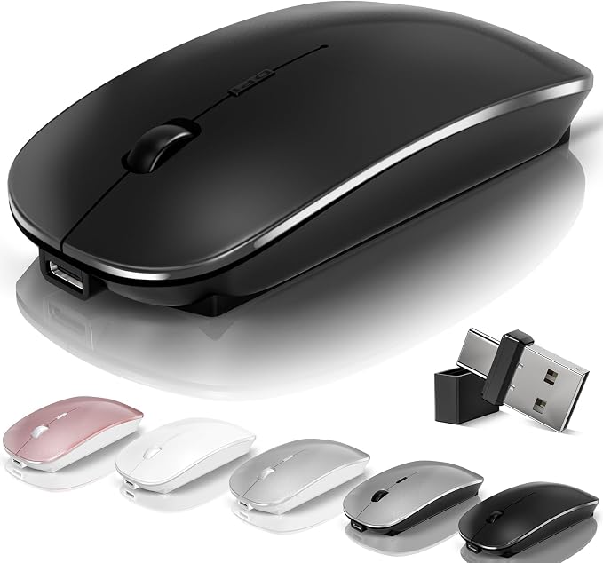 2.Bluetooth Wireless Mouse (Black)