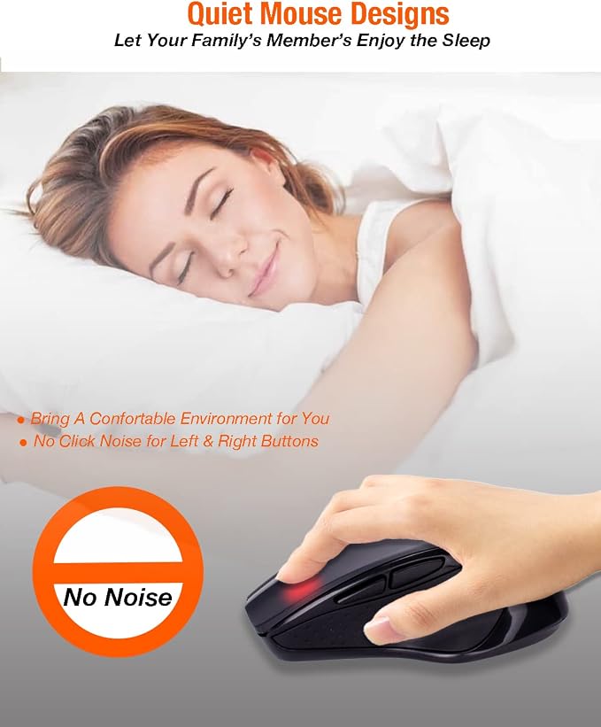 2.4G Rechargeable Mouse-Black