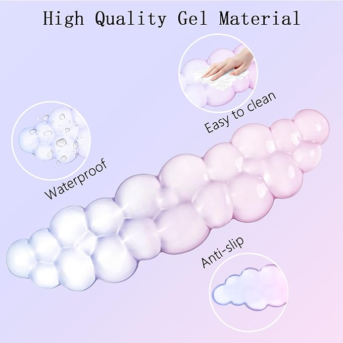 3pcs Gel Blue Pink