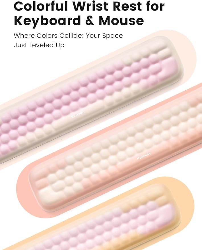 Pastel Pink and Pale Peach