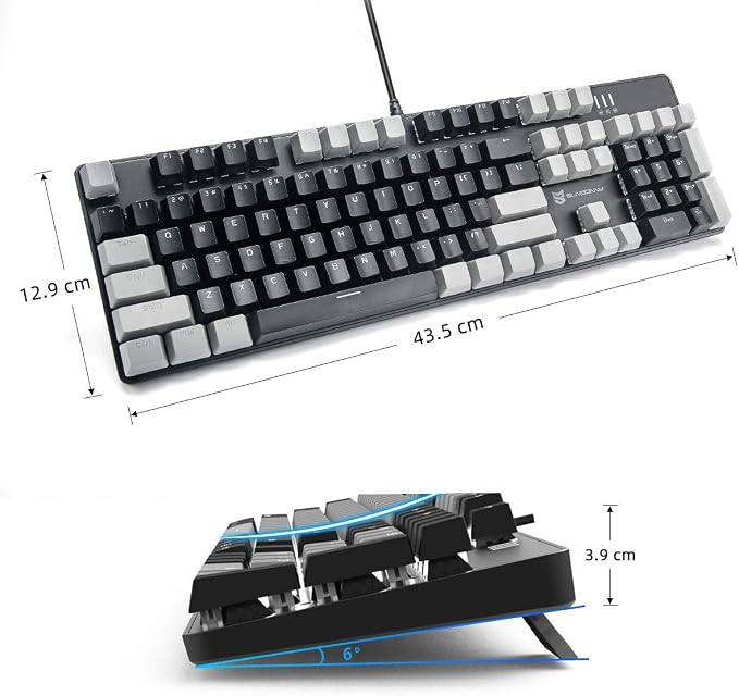 Black Switch Black & Grey Color