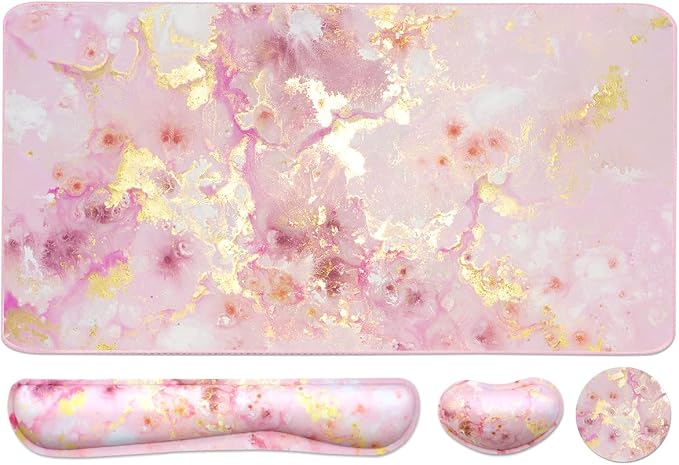 Pink Gold Marble