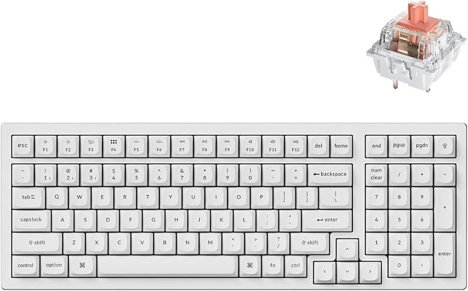 White-K Pro Silent Red Switch