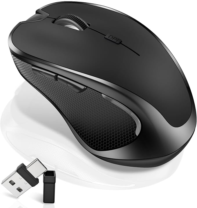 1.Bluetooth Wireless Mouse (Black)