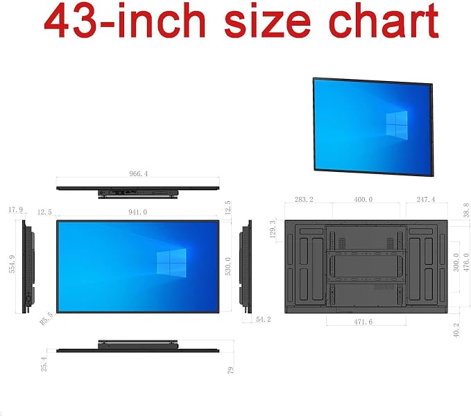 43in