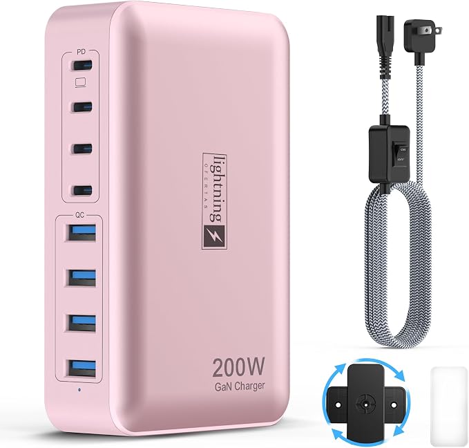Flat Charger 200W PINK