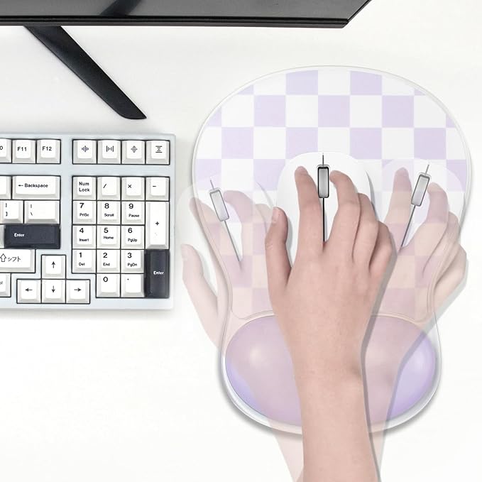 Purple White Checkered