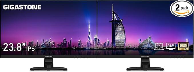 24 inch 75Hz IPS Monitor 2-Pack