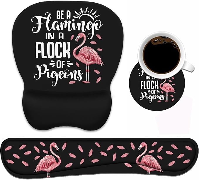 Inspirational Quote Be a Flamingo in a Flock Pigeons