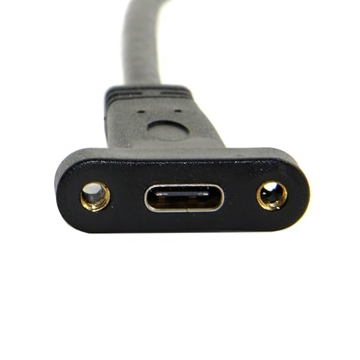 Black USB-C Female