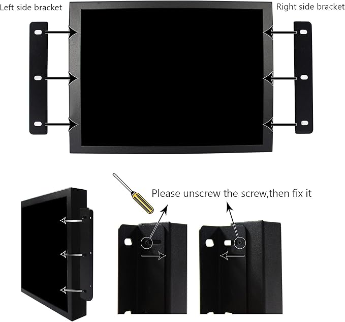 12.1'' 800x600 Touchscreen Monitor