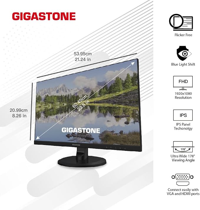 24 inch 75Hz IPS Monitor 1 Pack