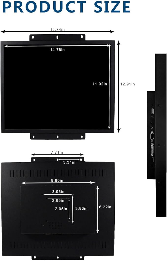 19'' 1280x1024 1000nits Touch Monitor