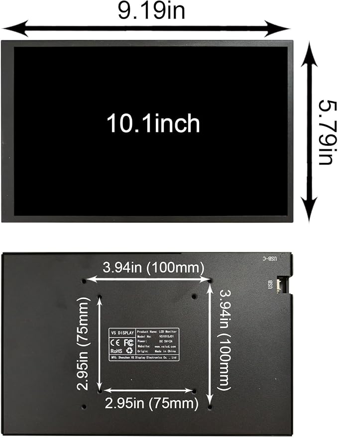 10.1'' Black