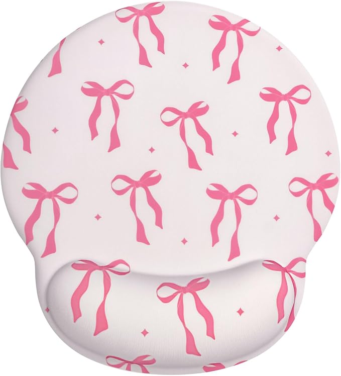Pink Ribbon Bow Tie
