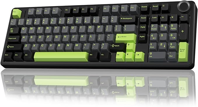 With Knob-Black&Grey&Green