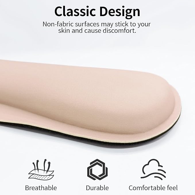 Beige - 2 Wrist Rest